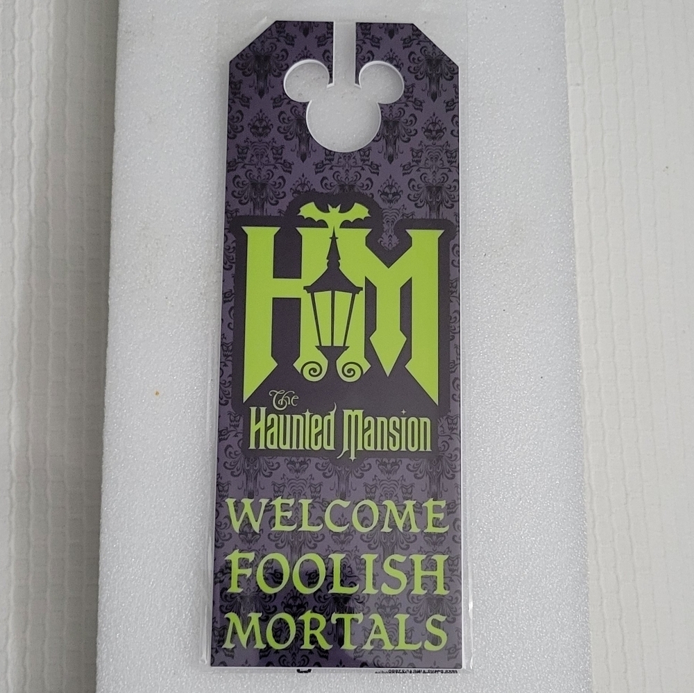 Disney Parks Welcome ‘Folish’ Mortals Door Hanger.